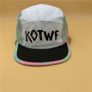 płaska brzeg sportowa czapka laserowa czapka oddychana oddychananylonowa płaska czapka dry-fit snapback czapka