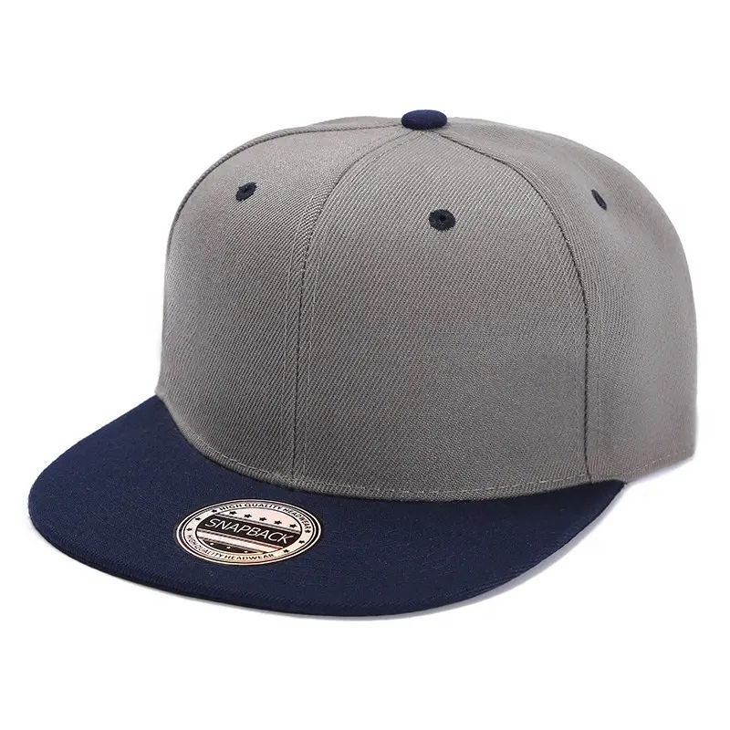 Haftowa czapka czarna snapback baseball czapka kapelusz kamuflażowy kolor kontrastowy